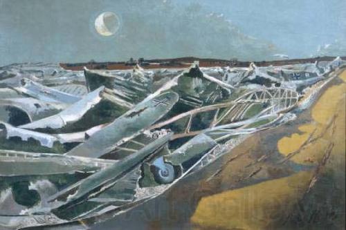 Caspar David Friedrich Paul Nash, Totes Meer Norge oil painting art